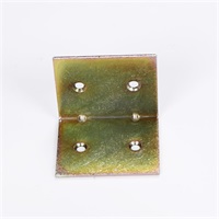 鎳色鐵角碼，家具鐵角碼60*40*40*2.0